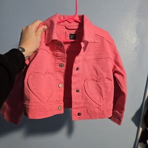 GAP Kids Pink Heart Jacket